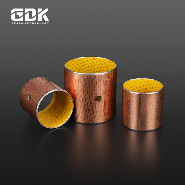 GDK DU Stainless Steel Shaft PTFE Oilless Bushing