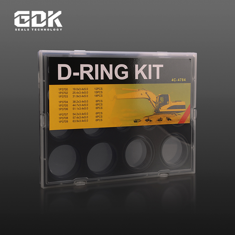 Excavator Spare Parts NBR Material D-Ring Kit 4c-4784 for Caterpillar