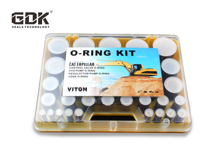 70-90 Shore Cat FKM Material Brown Color O-Ring Kit 