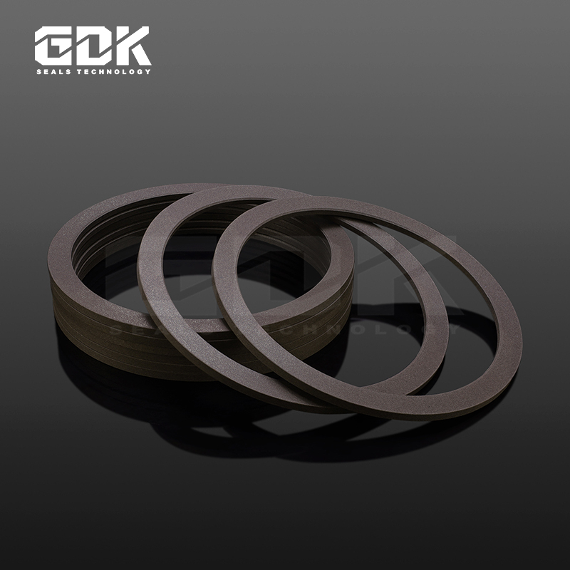 Wear Resistance Bronze Filled PTFE Back up Ring 70*80*2mm