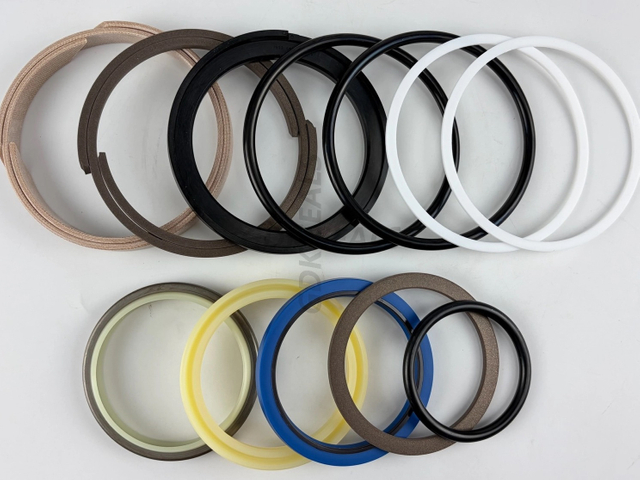 VO14589155 Boom Cylinder Seal Kit for Volvo EC55B EC55C EC60C EC60E Excavator | Also Fits EW55 EW60 Wheel Excavator | Hydraulic Repair Overhaul Kit | NBR PU Piston Rod Wiper Oil Seal