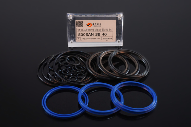 SOOSAN-SB40 Full Mechanical Seal Repair Kit, High Wear Resistant Oil Seal Set For SOOSAN SB50 Excavator Hydraulic Hammer