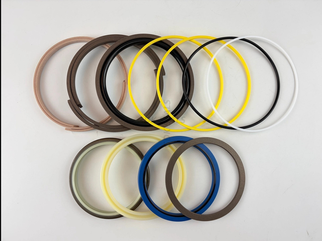 CASE LZ007650 Bucket Hydraulic Seal Kit for CX210B CX210BNLC Excavator | PU/NBR Cylinder Piston Rod Repair Kit | Also Fits Sumitomo SH210-5 | Overhaul Kit