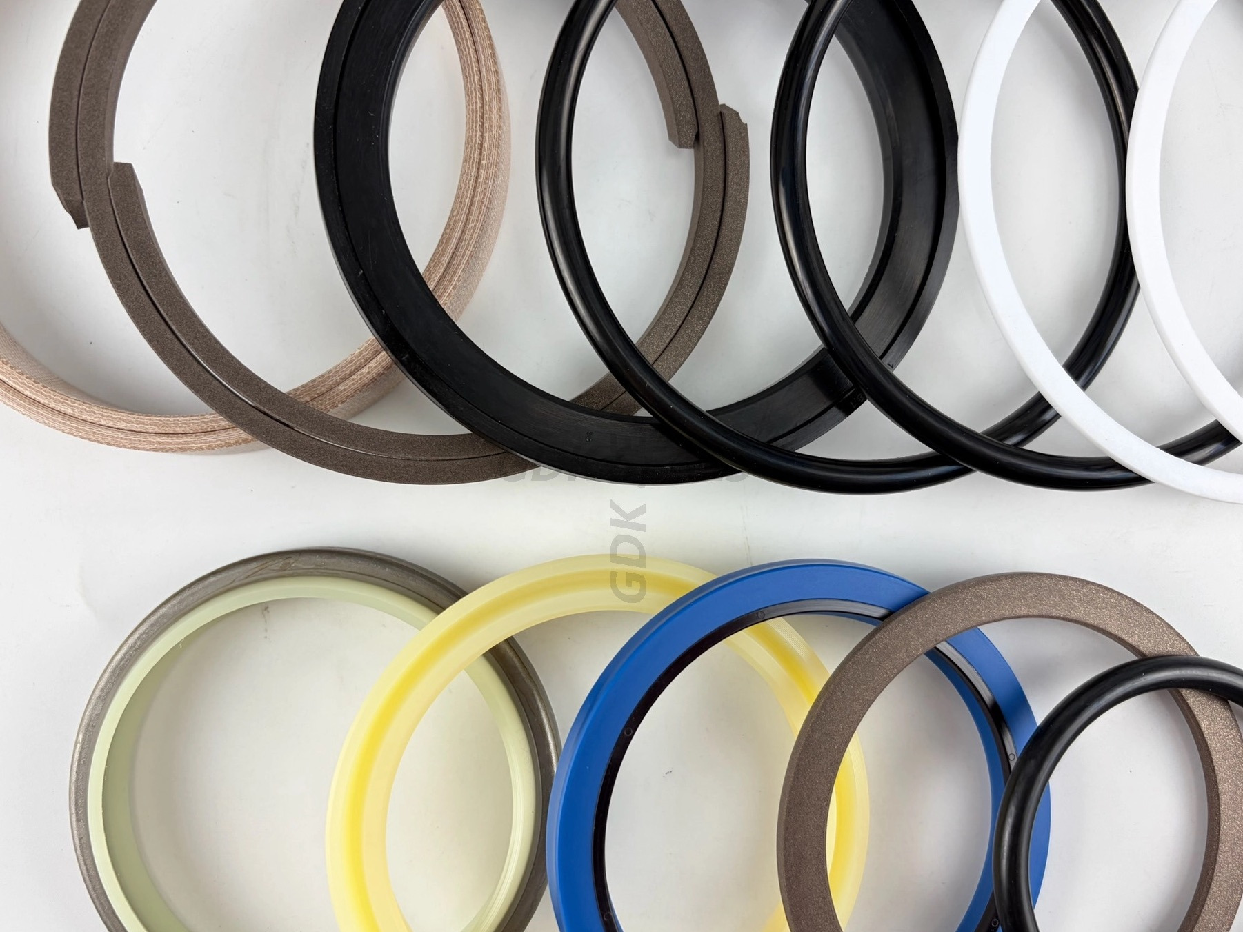 VO14589155 Boom Cylinder Seal Kit for Volvo EC55B EC55C EC60C EC60E Excavator | Also Fits EW55 EW60 Wheel Excavator | Hydraulic Repair Overhaul Kit | NBR PU Piston Rod Wiper Oil Seal