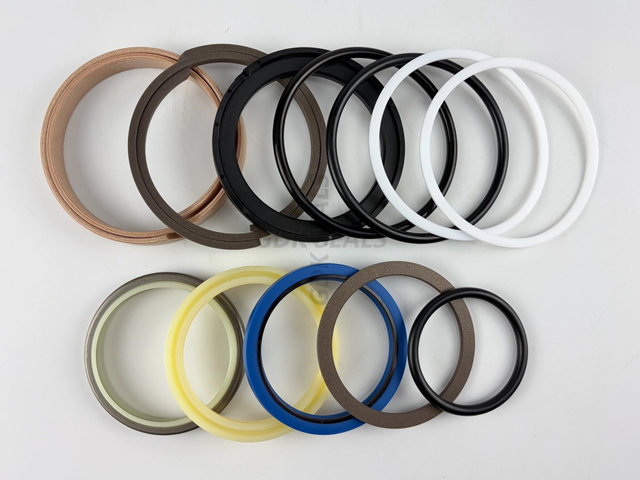 VO14589156 Bucket Cylinder Seal Kit for Volvo EC55B EC55C EC60C EC60E Excavator | Also Fits EW55 EW60 Wheel Excavator | Hydraulic Bucket Repair Overhaul Kit | NBR PU Piston Rod Wiper Oil Seal