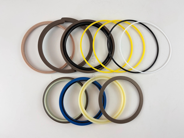 CASE LZ007630 Boom Hydraulic Seal Kit for CX210B Excavator | PU/NBR Cylinder Piston Rod Repair Kit | Also Fits Sumitomo SH210-5 | Overhaul Kit