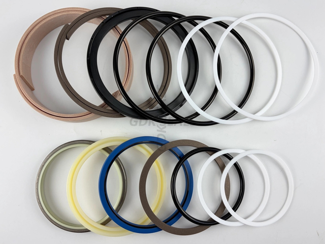 VO14515052 Arm Hydraulic Seal Kit for Volvo EC210B EC210C Excavator | NBR/PU Dipper Cylinder Piston Rod Repair Kit | Overhaul Kit