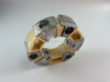 35H Coupling PU+ALUM Material Flexible Rubber Coupling Excavator Hydraulic Pump Engine Shaft Connection Coupling Construction Machinery Spare Parts