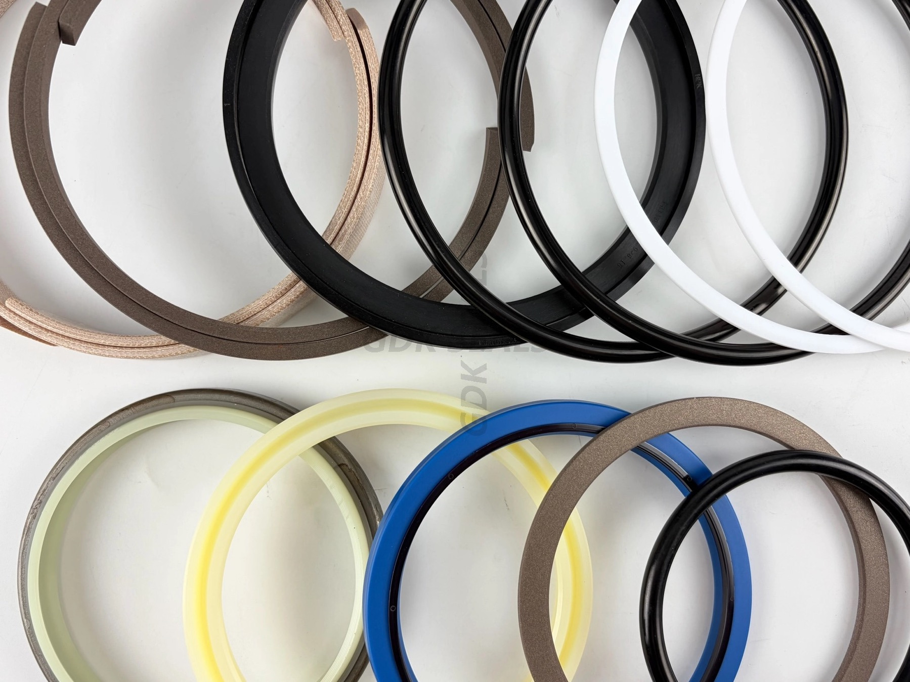 VO14683841 Boom Cylinder Seal Kit for Volvo EC220D EC220E EC235D Excavator | Hydraulic Boom Repair Overhaul Kit | NBR PU Piston Rod Wiper Oil Seal O-ring | Cross Ref VOE14514455
